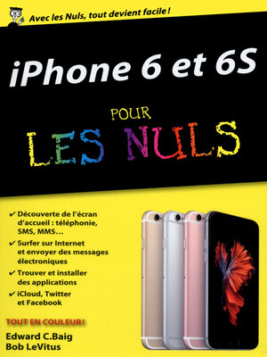 cover image of iPhone 6 et 6S pour les Nuls, édition poche